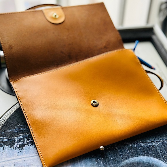 NWT | The GAP - Leather Envelope/Crossbody Bag | Deadstock - Picture 12 of 12